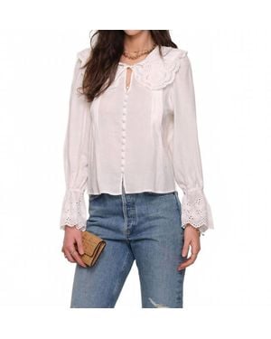 Heartloom Dolly Long Sleeve Top - White