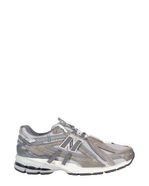 New Balance Lifestyle U19066 Mesh Leather Polyester Sneakers - Gray