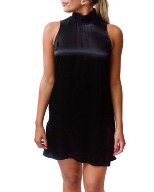 Nation Ltd Jett Mock Neck Dress - Black