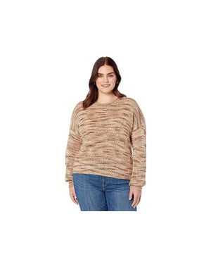 Saltwater Luxe Wendi Sweater Ribbed Cuffs Pullover Jdm884 - Blue