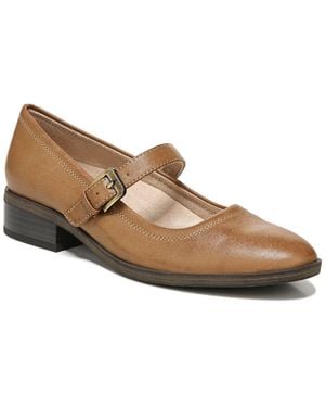 Naturalizer Ramona Buckle Flat Mary Janes - Brown