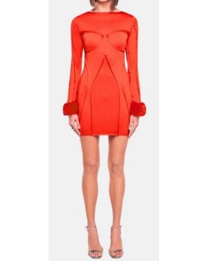 OW Collection Ciara Mini Dress - Red