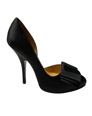 Lanvin Bow Pumps 120 - Black