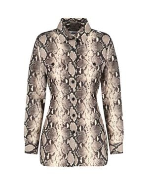 Duran Lantink Python Print Shirt - White