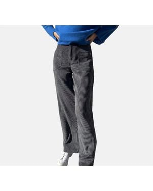 RAFFAELLO ROSSI Soft Corduroy Pants - Blue