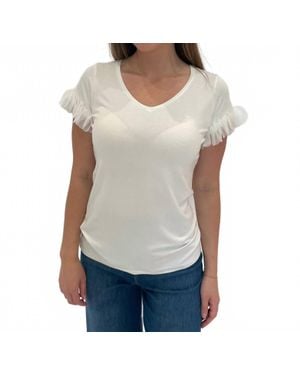 Bariloche Acapulco Ruffle Top - White