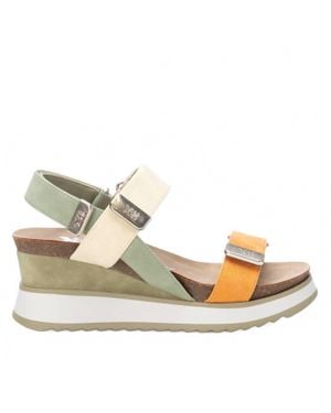 Xti Wedge Strap Sandals - Natural