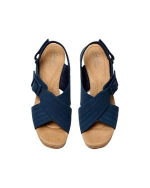 Clarks Nerisa Nubuck 26181793 - Blue