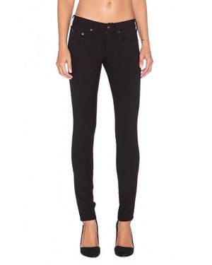 Rag & Bone Pre-Loved Mid Rise Ankle Jeans - Black
