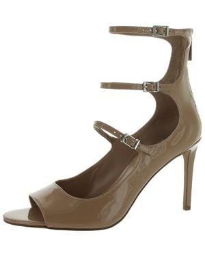 Vince Camuto Adjustable Peep Toe Booties - Brown