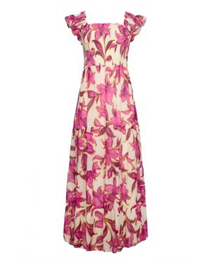 Caballero Heidi Maxi Dress - Red