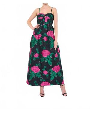 Flora Bea Naia Maxi Dress - Green