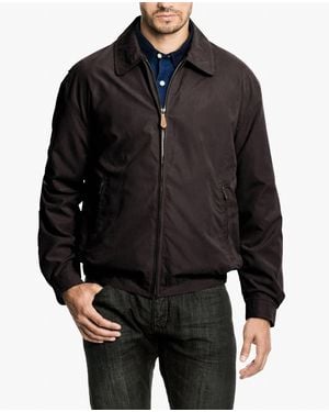 London Fog Auburn Light Weight Zip Front Golf Jacket - Black