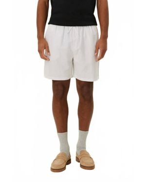 Les Deux Otto Linen Shorts - Black