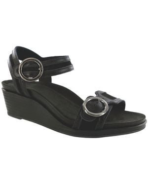 SAS Seight Wedge Sandal - Black