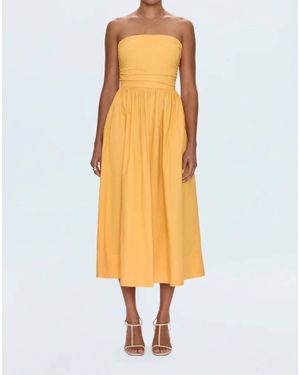 Pistola Florence Strappy Back Dress - Yellow