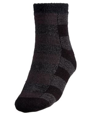 Northeast Outfitters Socks Stretch Regular Fit Cozy Cabin Srt312 - Black