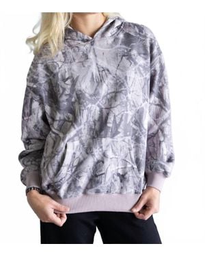 Pretty Garbage Ryker Camo Hoodie - Blue