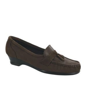 SAS Taylor Slip On Wedge - Medium - Black