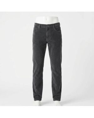 Faherty Stretch Terry Corduroy 5-Pocket Pant - Gray
