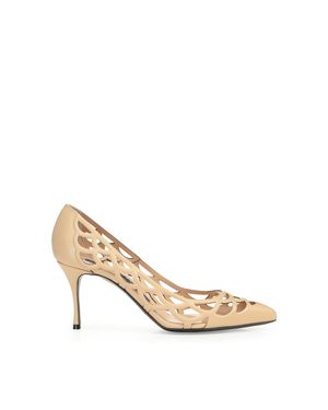 Sergio Rossi Sr Mermaid 75 Pumps - Natural