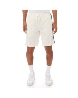 Kappa Logo Tape Asved Shorts - Natural