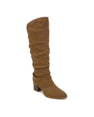 LifeStride Delilah Boots Pointed Toe Knee-High Bootie Lion70 - Brown