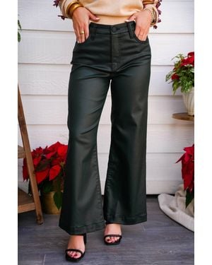 Kut From The Kloth Meg High Rise Rab Wide Leg Pants - Gray