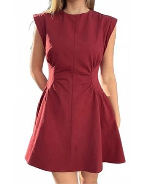 Mint Exclusives Stella A-Line Mini Dress - Red