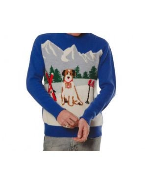 Harden Ski Rescue Crew Sweater - Blue