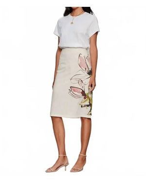 Sanctuary Spring Pencil Skirt - White