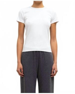 Leset Kelly Slim Fit Tee - White