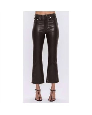Pistola Lennon High Rise Crop Boot Pant - Black