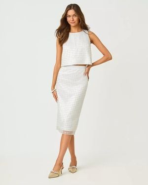 Lilly Pulitzer Cordae Midi Skirt - White