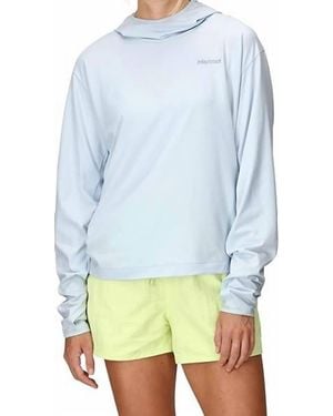 Marmot Air Exchange Upf 50 Hoody Size - Blue