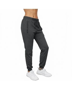 Blu Rock Relaxed Fit Tech Sweatpants Sweatpants With Zipper Pockets - Black
