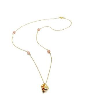 Alegria Conch Shell Necklaces - Metallic