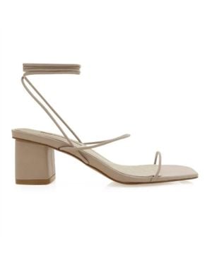 Billini Hazi Strappy Block Heels - White