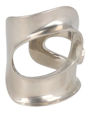 Ferragamo Small Sculptural Cutout Bracelet - White