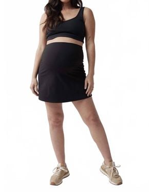 Ingrid & Isabel Maternity Active Skort - Black
