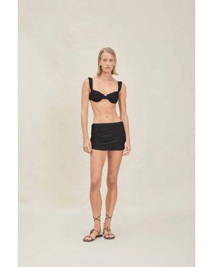 Devon Windsor Pikka Mini Skirt - Natural