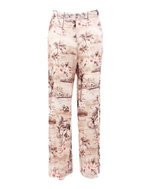 Shirtaporter Pant Palazzo Seta - Pink