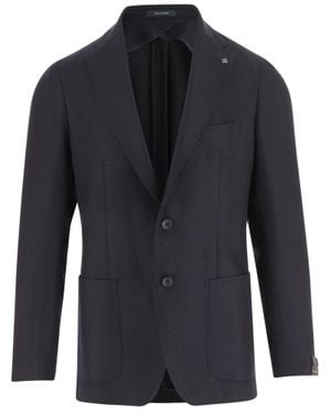 Tagliatore Ultramarine Wool Blazer - Blue