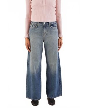 NSF Selena Wide Leg Jean - Blue