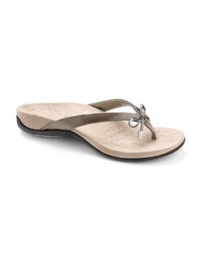 Vionic Bella Toe Post Sandal - White