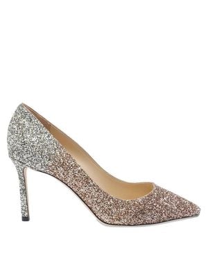 Jimmy Choo Pointed-Toe High Heels With-Tone Ombre Glitter Effect - Multicolor