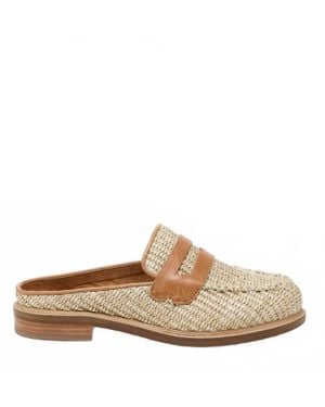 Kelsi Dagger Brooklyn Lock Mules - Natural