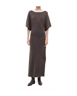 STAUD Amelie Dress - Brown
