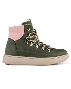 Woden Iris Nubuck Boot - Green