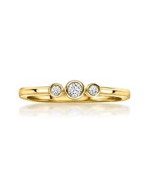 RS Pure By Ross-Simons Bezel-Set Lab-Grown Diamond Ring - Metallic